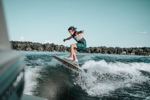 Wakesurf shred session by Shore Boards