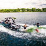 wakesurfing tag team by shore boards1