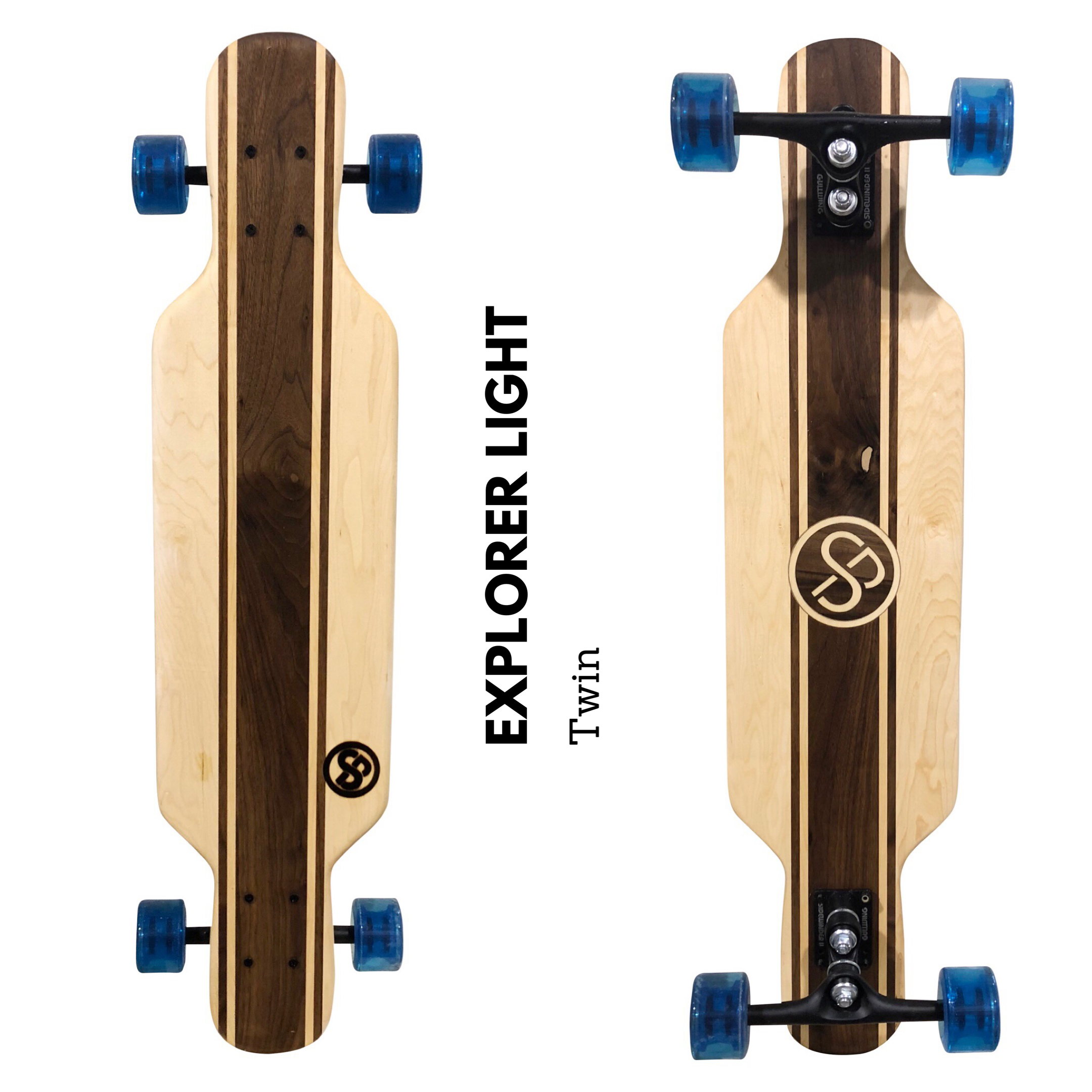 Flash Skateboard Komplett Board 80x20 cm Holzboard Kickboard Funboard Longboard 