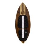 whiplash north dark wood wakesurf board